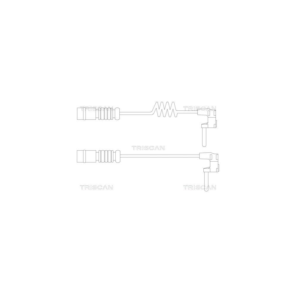 Warnkontakt, Bremsbelagverschleiß TRISCAN 8115 23020 für MERCEDES-BENZ, außen