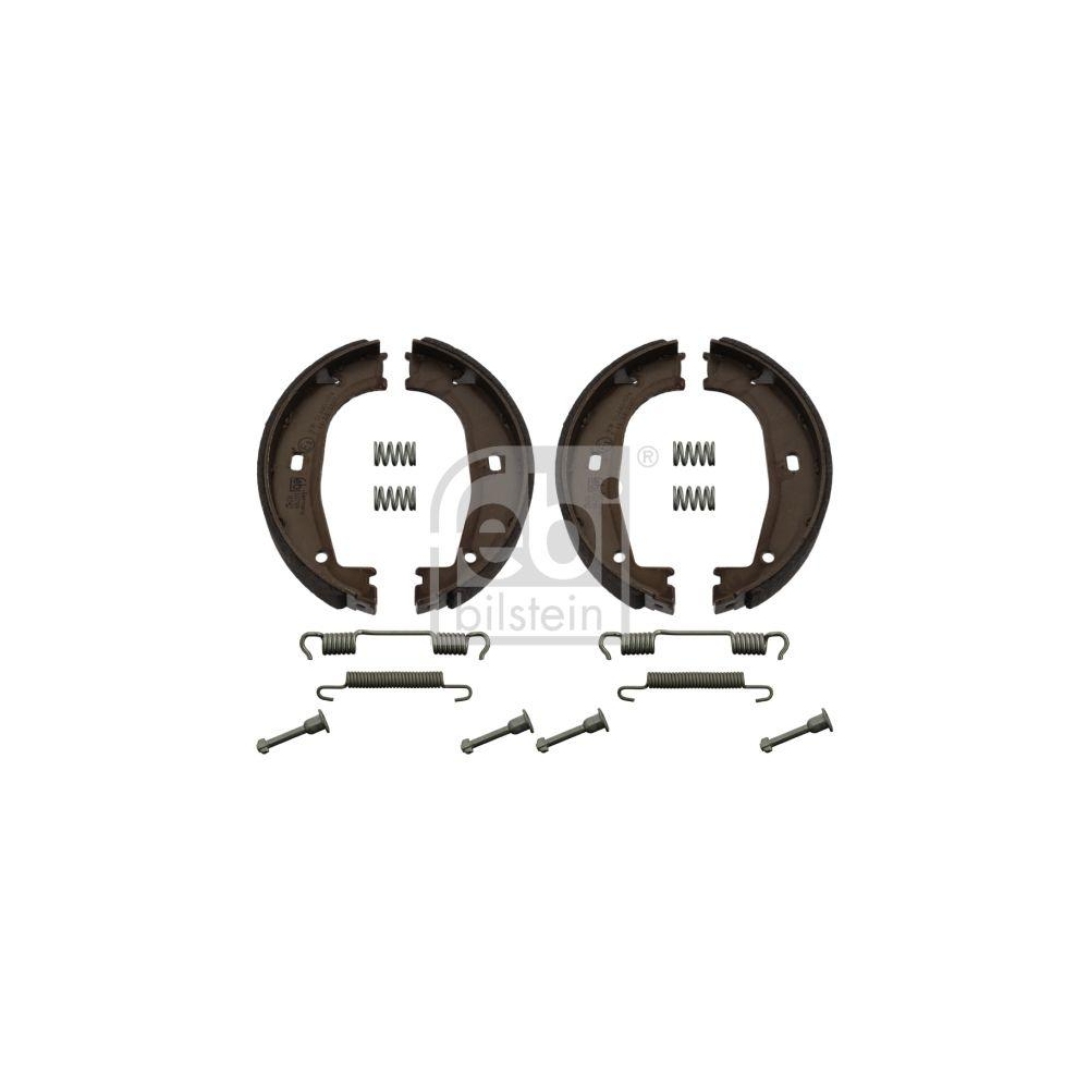 Febi Bilstein 31045 Bremsbackensatz für Feststellbremse, mit Anbaumaterial , 1 Stück