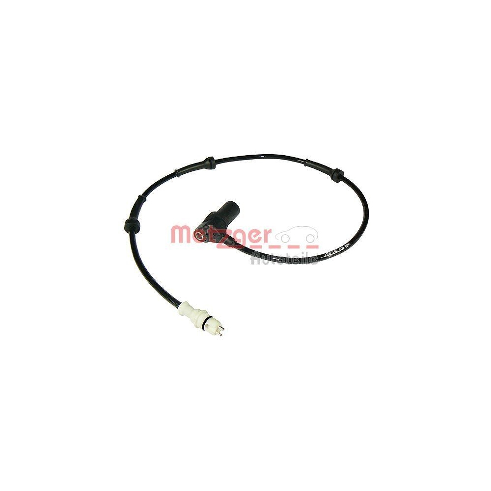 Sensor, Raddrehzahl METZGER 0900802 f&uuml;r RENAULT, Hinterachse links