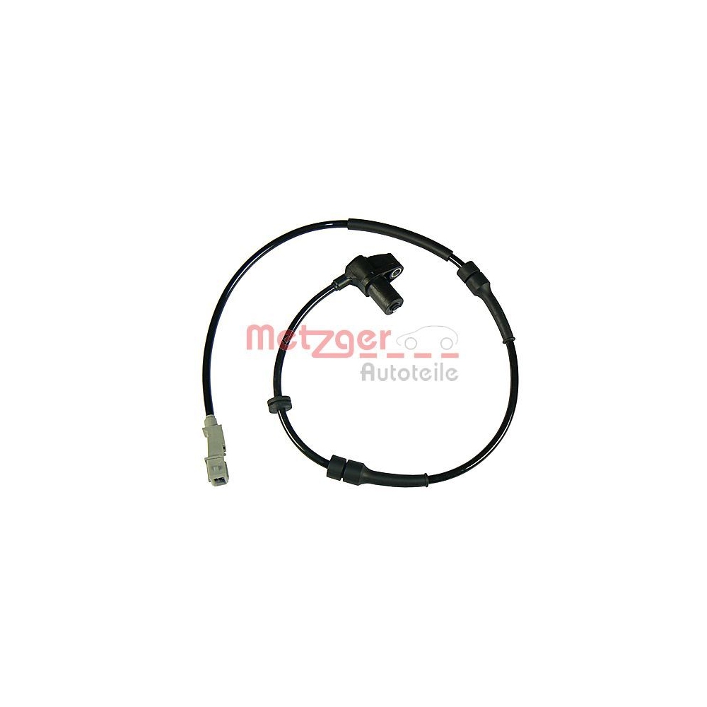 Sensor, Raddrehzahl METZGER 0900804 für FIAT CITROËN/PEUGEOT, Vorderachse