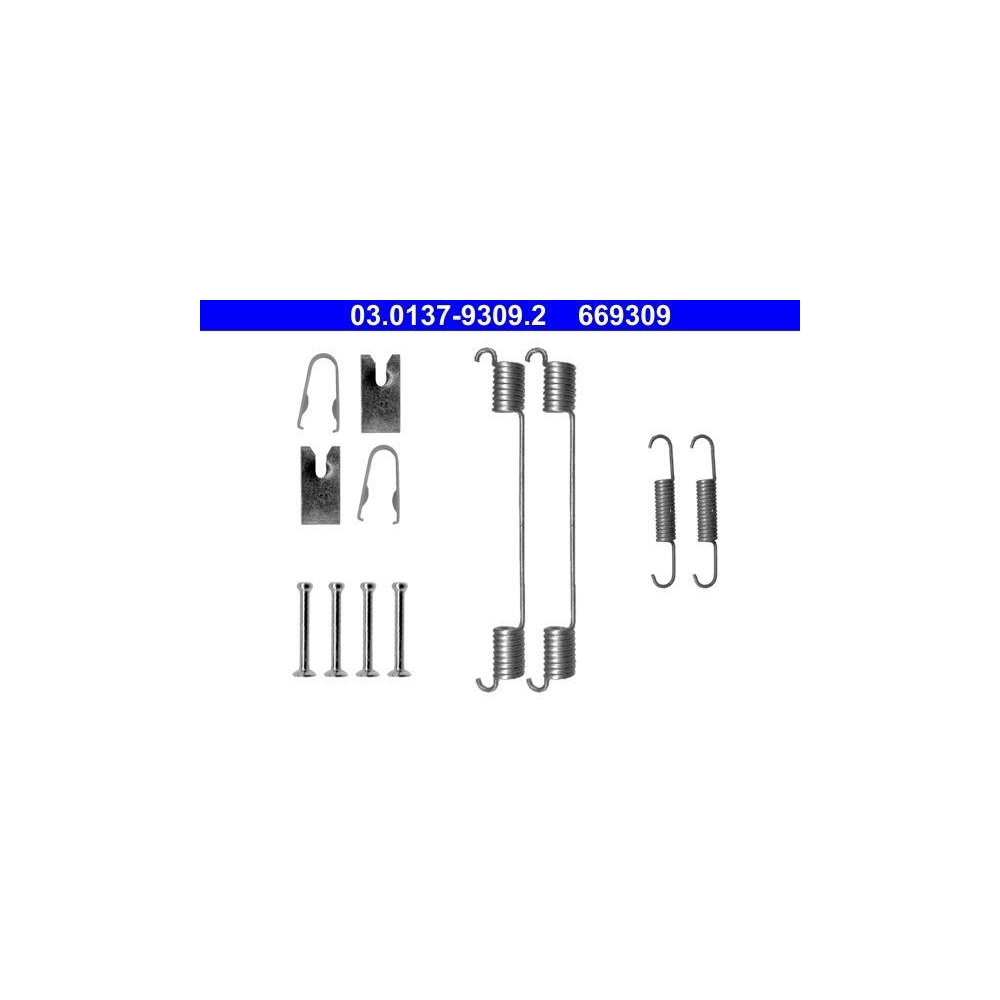 Zubehörsatz, Bremsbacken ATE 03.0137-9309.2 für FIAT OPEL RENAULT SEAT SKODA VAG