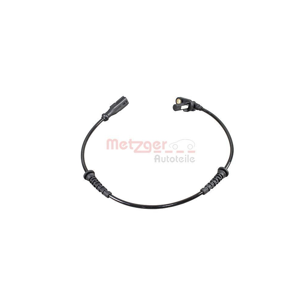 Sensor, Raddrehzahl METZGER 09001250 für RENAULT, Vorderachse