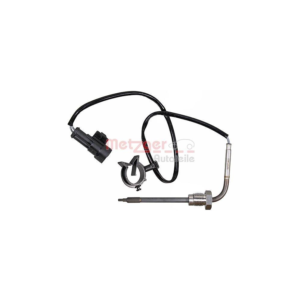 Sensor, Abgastemperatur METZGER 0894644 für VOLVO, Katalysator, oben