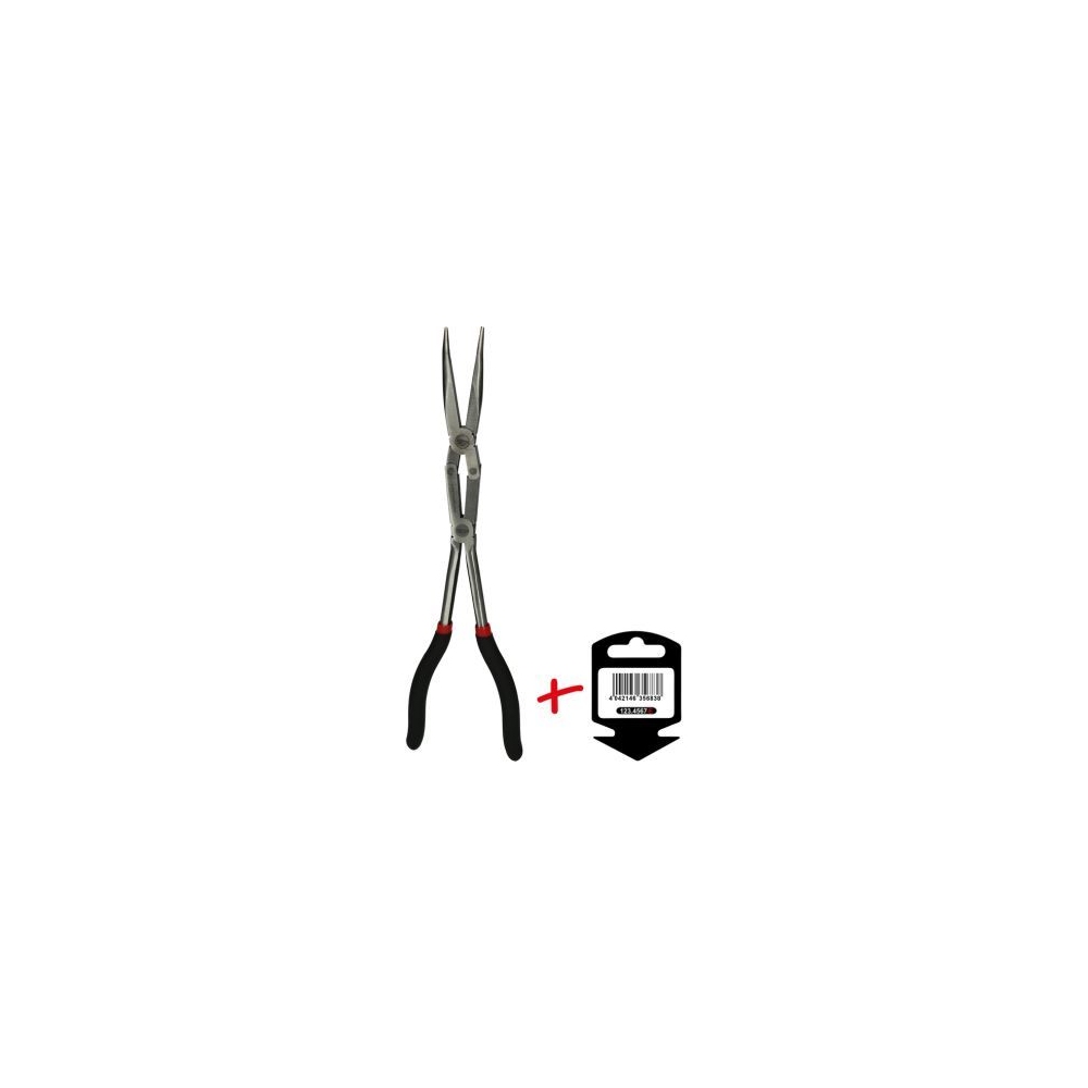 Flachzange KS TOOLS 500.7163-E für