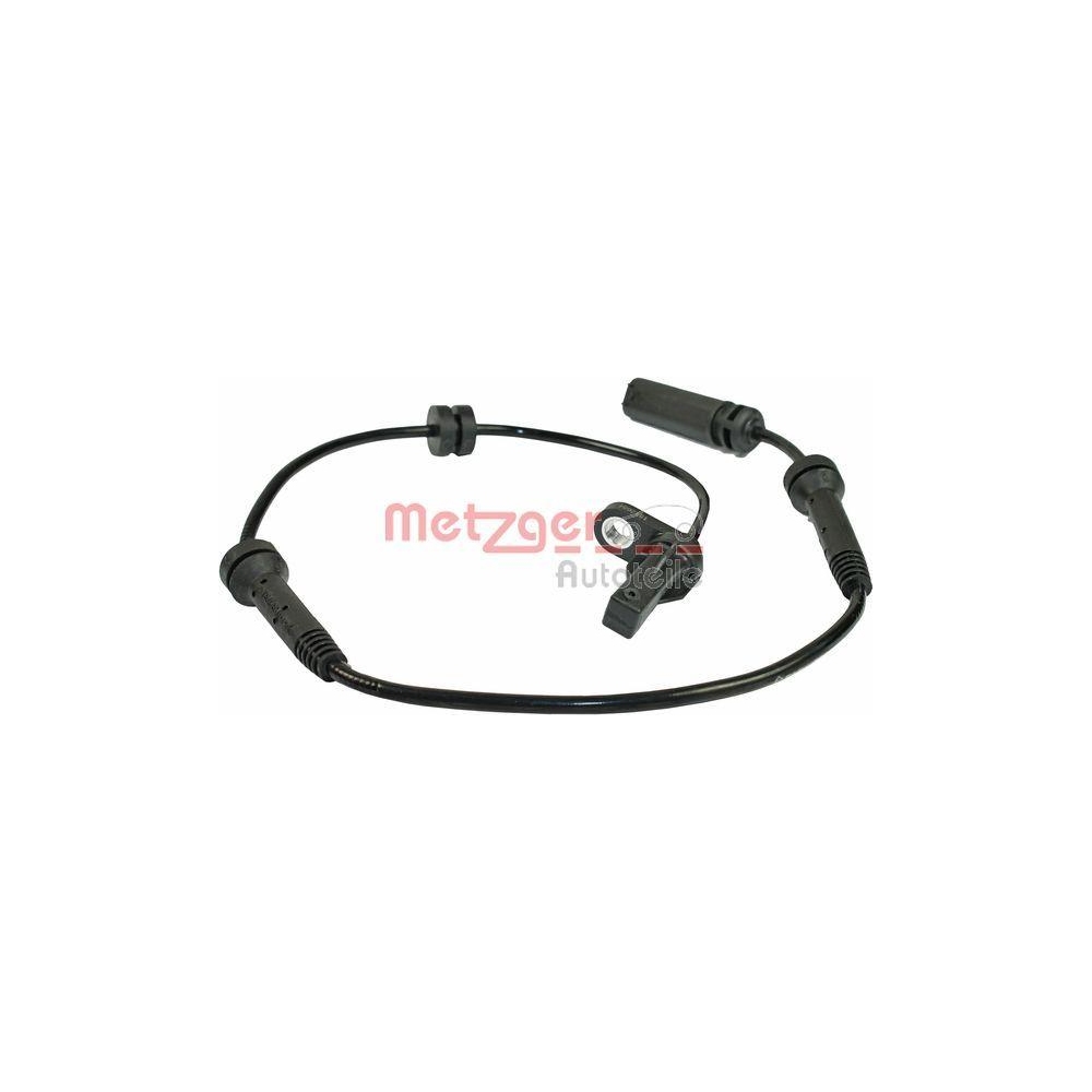 Sensor, Raddrehzahl METZGER 0900821 GREENPARTS für BMW, Vorderachse links