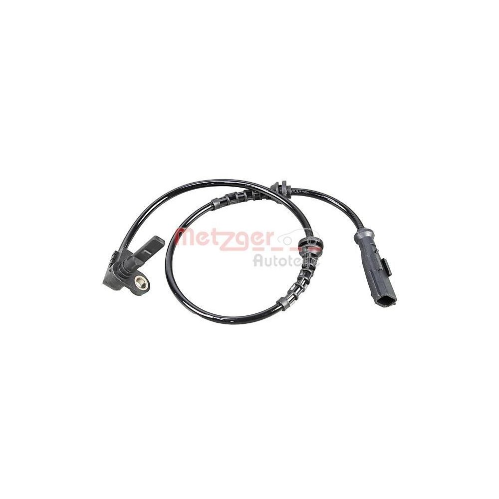 Sensor, Raddrehzahl METZGER 09001257 GREENPARTS für RENAULT, Vorderachse