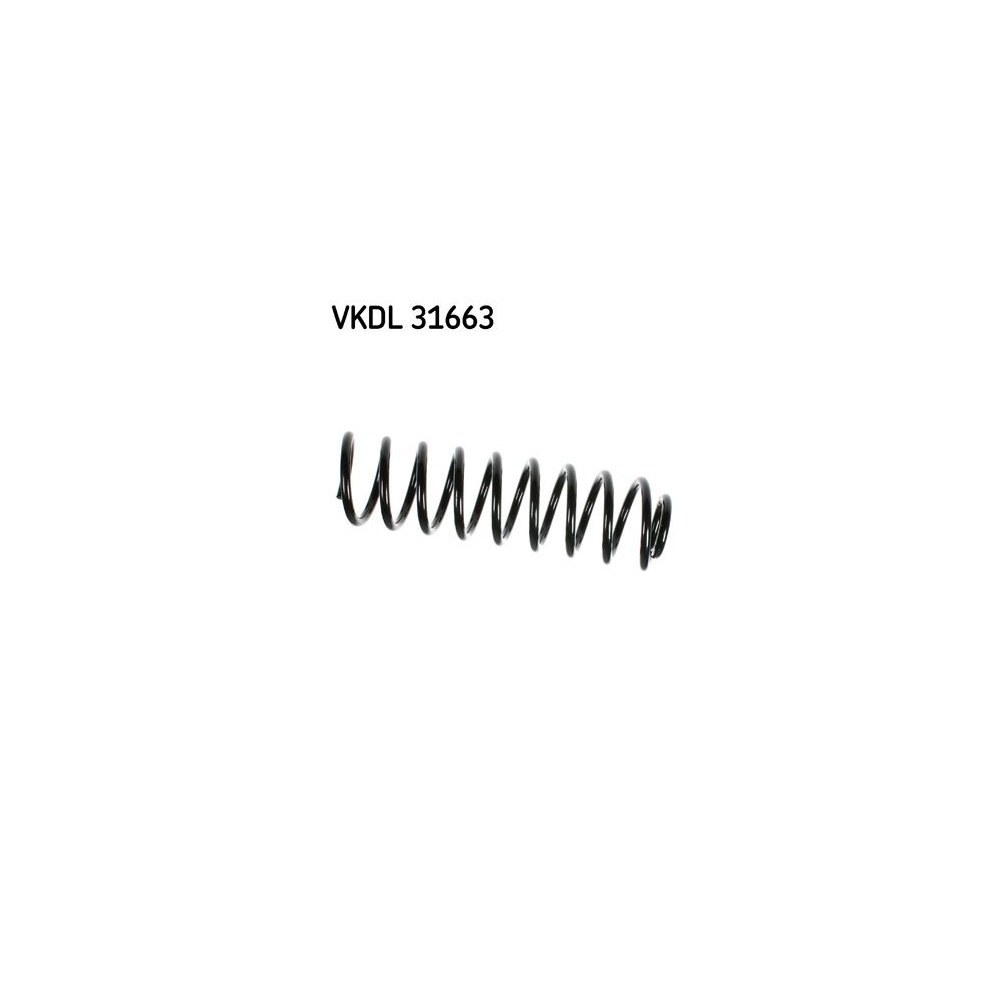 Fahrwerksfeder SKF VKDL 31663 für VW, Hinterachse