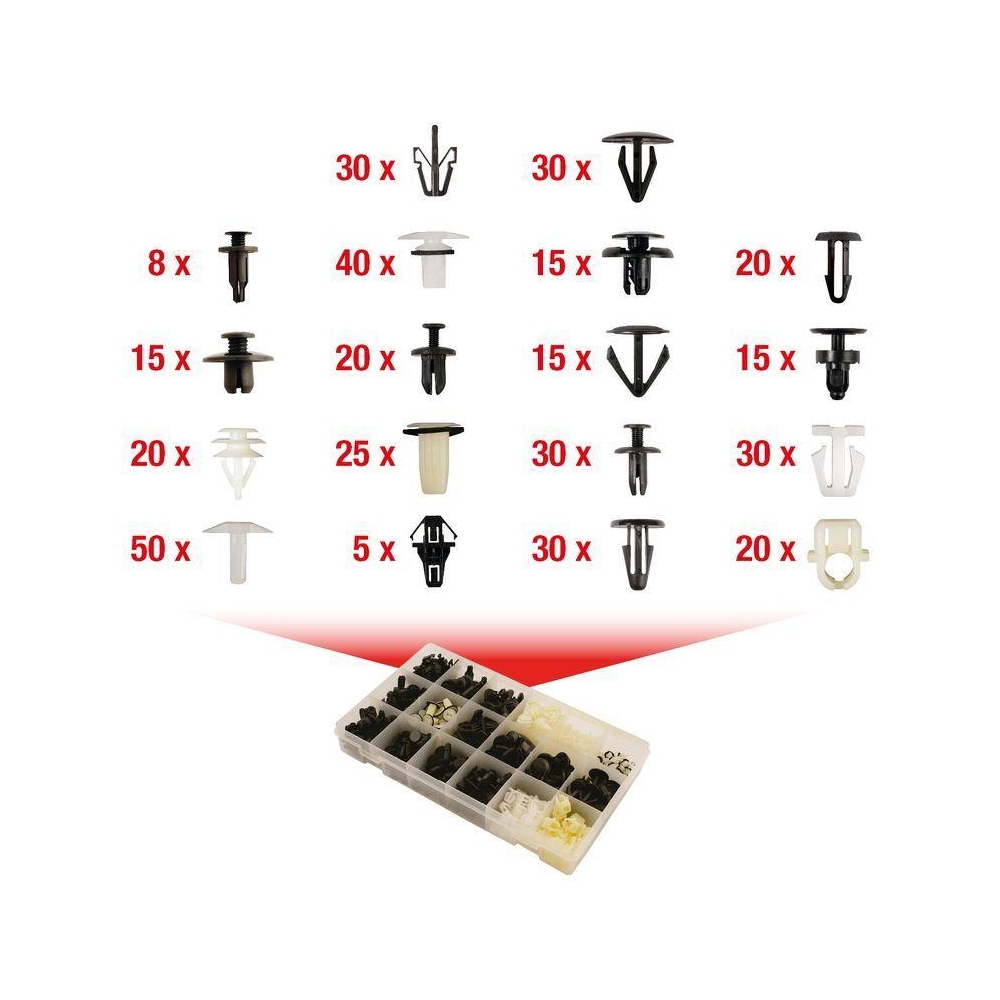 Halteclipsatz, Karosserie KS TOOLS 420.0350 für