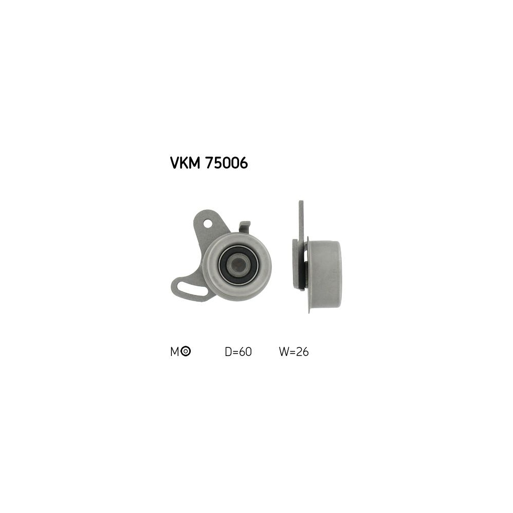 Spannrolle, Zahnriemen SKF VKM 75006 für HYUNDAI KIA