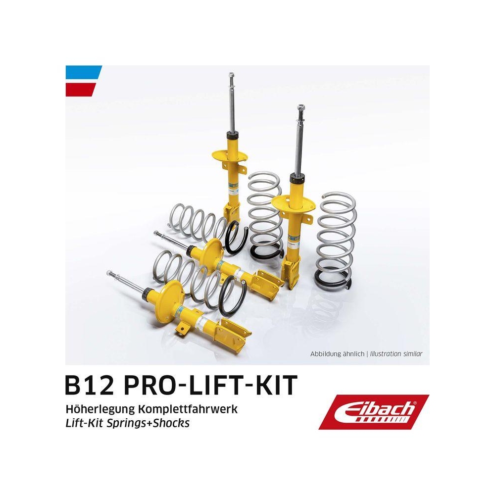 Fahrwerkssatz, Federn/Dämpfer EIBACH E93-26-003-01-22 EIBACH B12 Pro-Lift-Kit