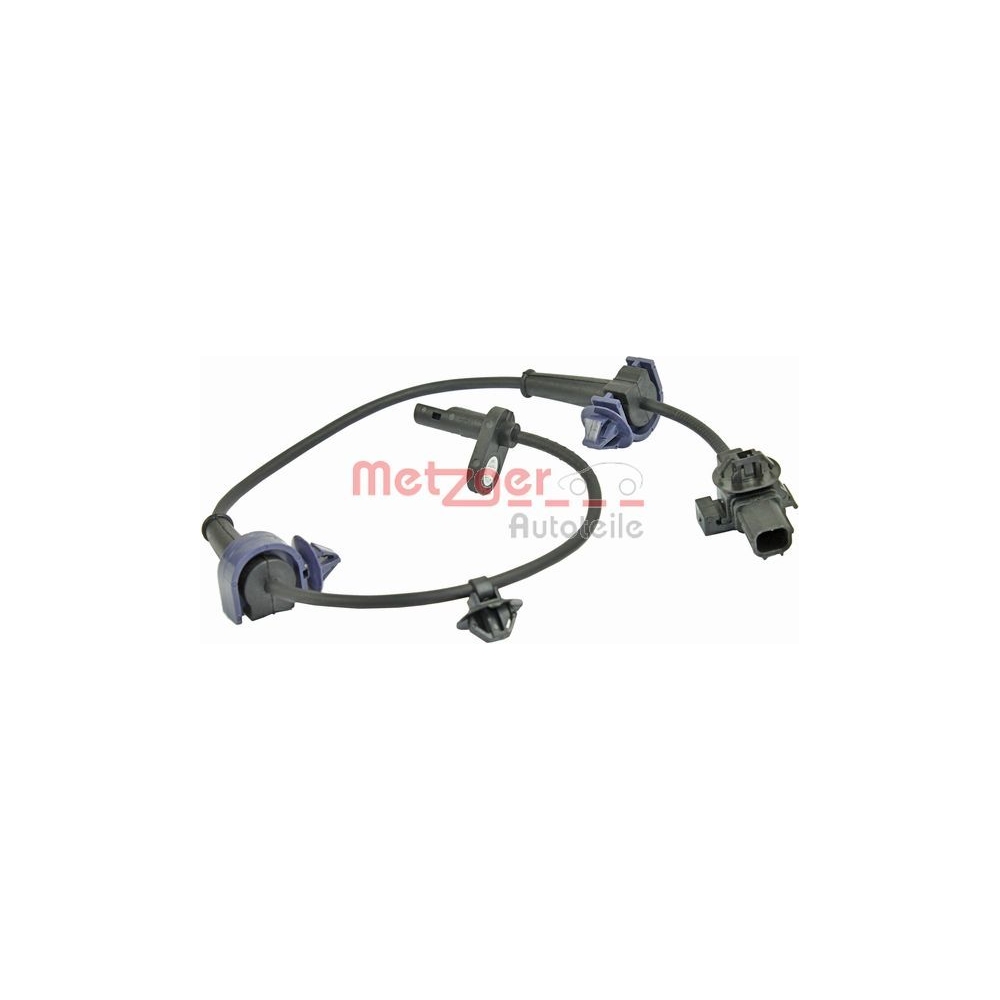 Sensor, Raddrehzahl METZGER 0900845 für HONDA, Hinterachse rechts