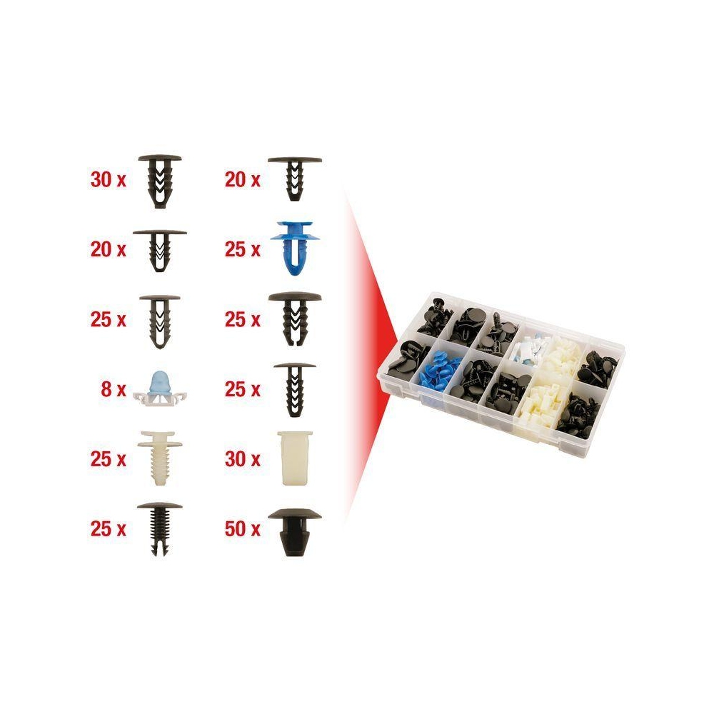 Halteclipsatz, Karosserie KS TOOLS 420.0910 für