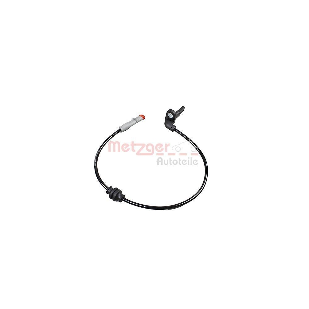 Sensor, Raddrehzahl METZGER 09001280 für OPEL GENERAL MOTORS, Vorderachse