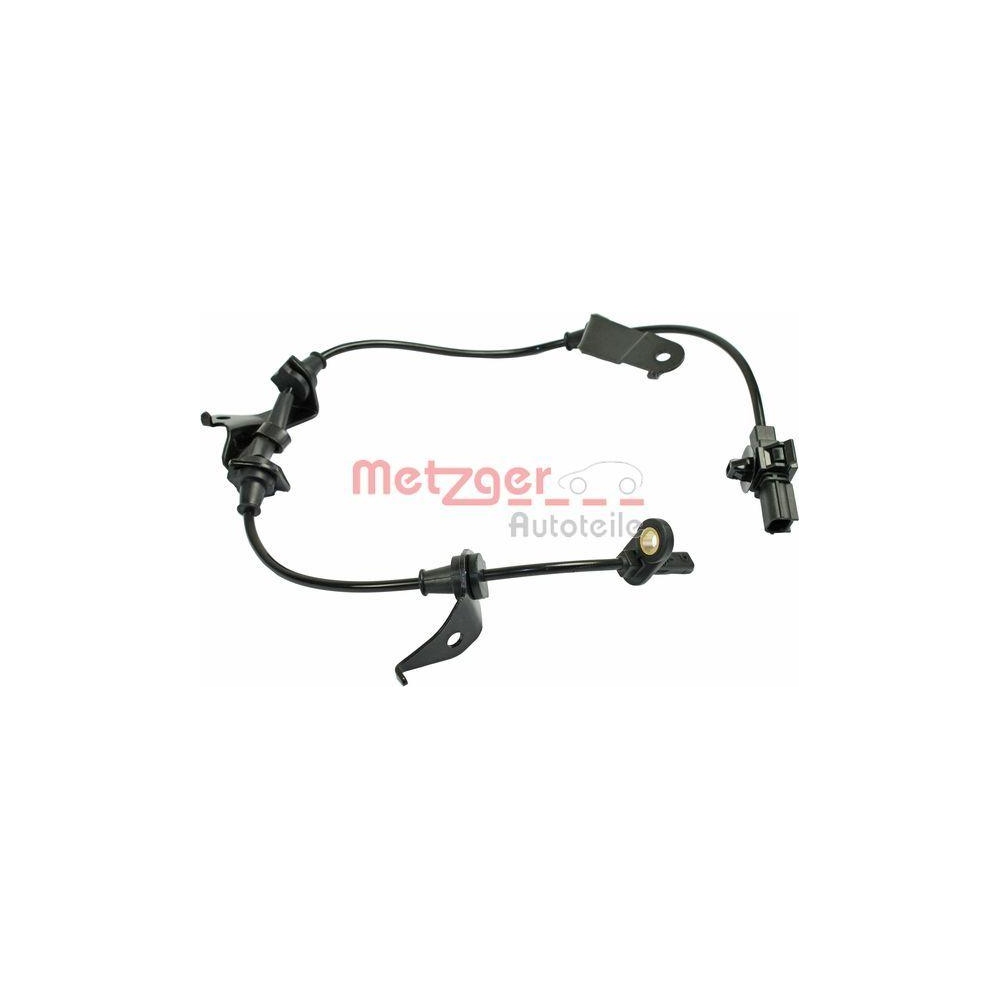 Sensor, Raddrehzahl METZGER 0900850 für HONDA, Vorderachse rechts