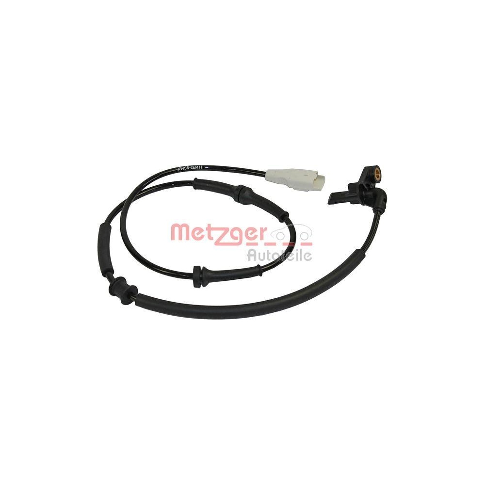 Sensor, Raddrehzahl METZGER 0900861 ORIGINAL ERSATZTEIL für CITROËN PEUGEOT