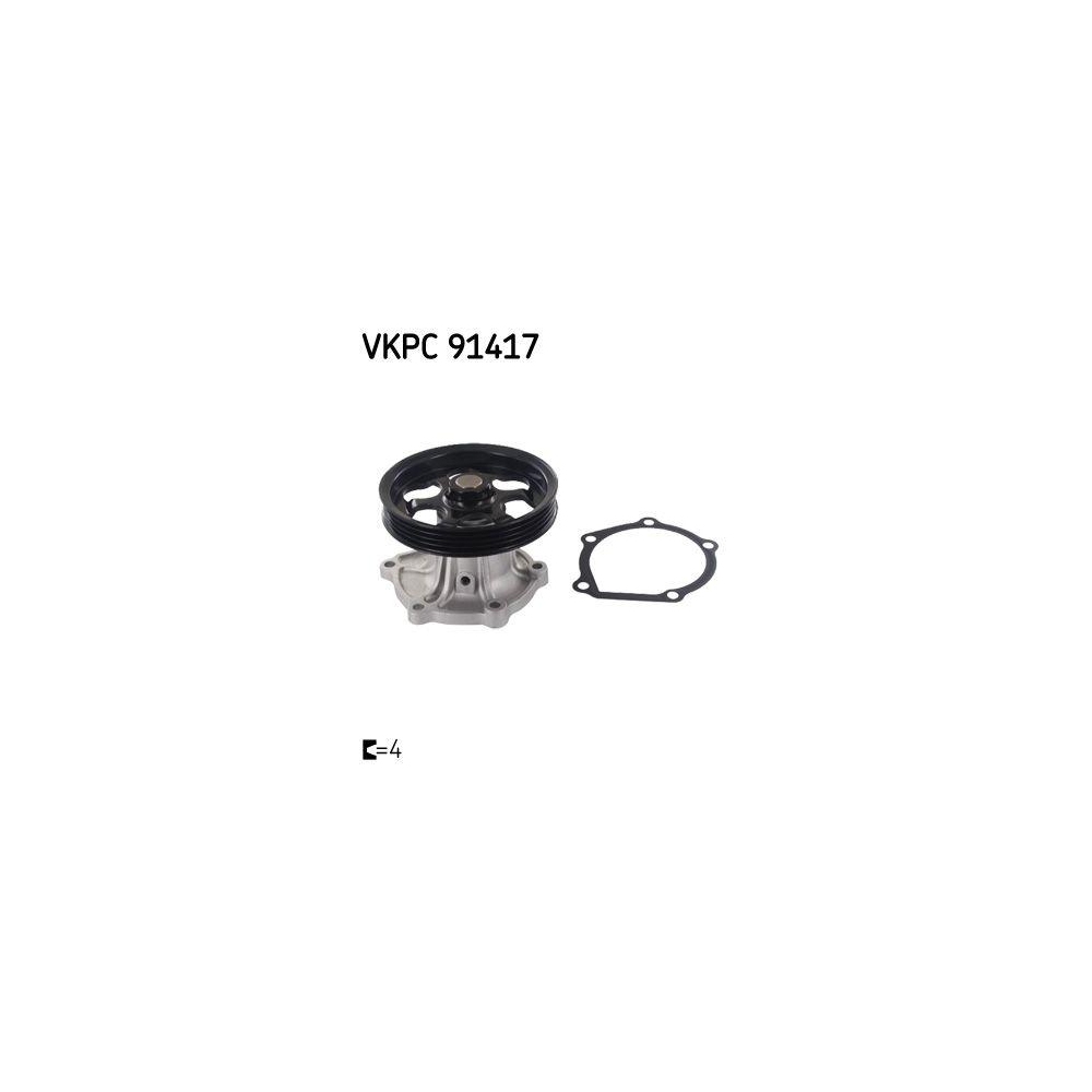 Wasserpumpe, Motorkühlung SKF VKPC 91417 für TOYOTA