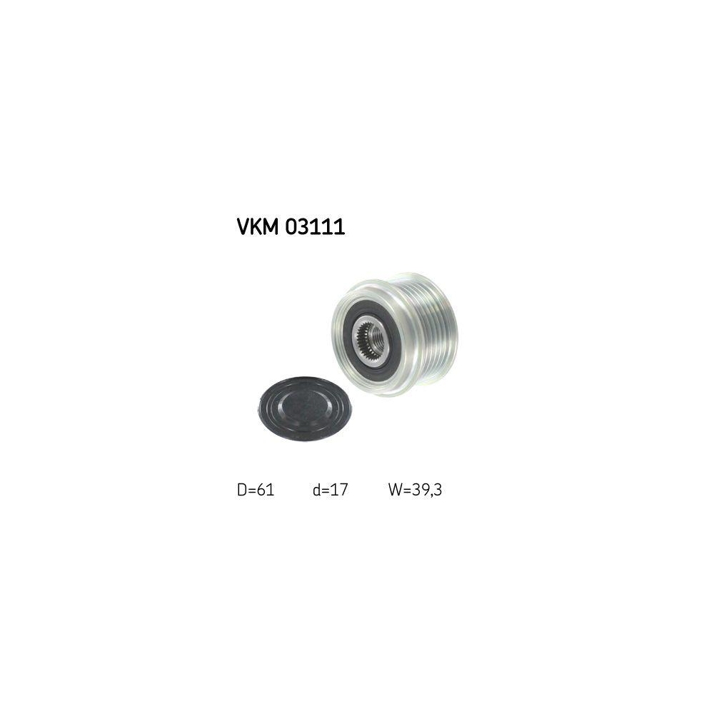 Generatorfreilauf SKF VKM 03111 für AUDI SEAT SKODA VW