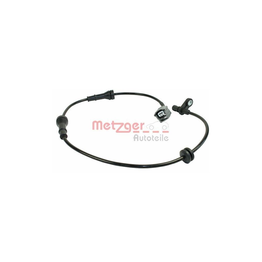 Sensor, Raddrehzahl METZGER 0900869 für NISSAN, Hinterachse rechts