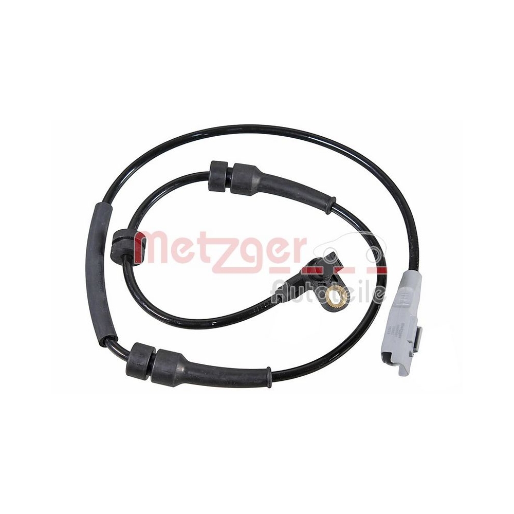 Sensor, Raddrehzahl METZGER 0900881 für FIAT CITROËN/PEUGEOT, Vorderachse links