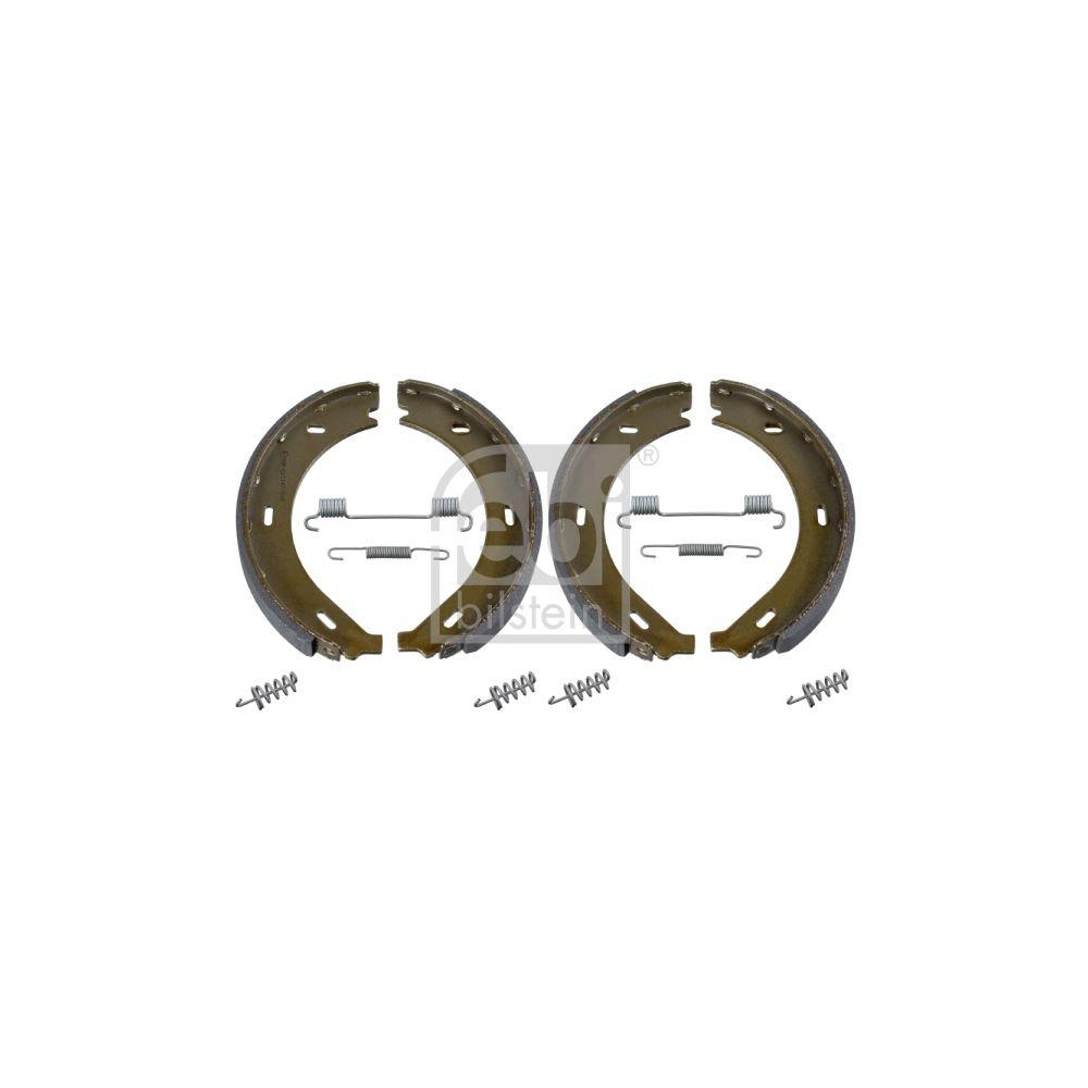 Febi Bilstein 31150 Bremsbackensatz für Feststellbremse, mit Anbaumaterial , 1 Stück