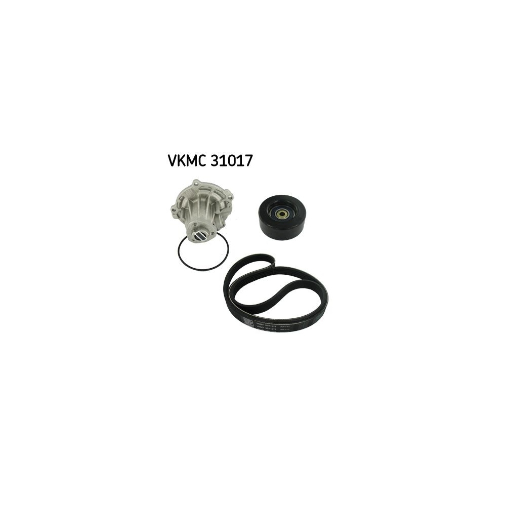 Wasserpumpe + Keilrippenriemensatz SKF VKMC 31017 für AUDI SEAT SKODA VW