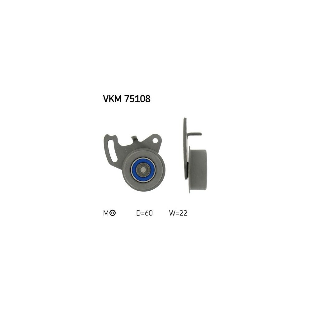 Spannrolle, Zahnriemen SKF VKM 75108 für MITSUBISHI