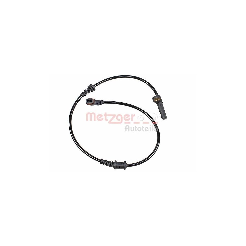 Sensor, Raddrehzahl METZGER 09001309 für MERCEDES-BENZ, Vorderachse