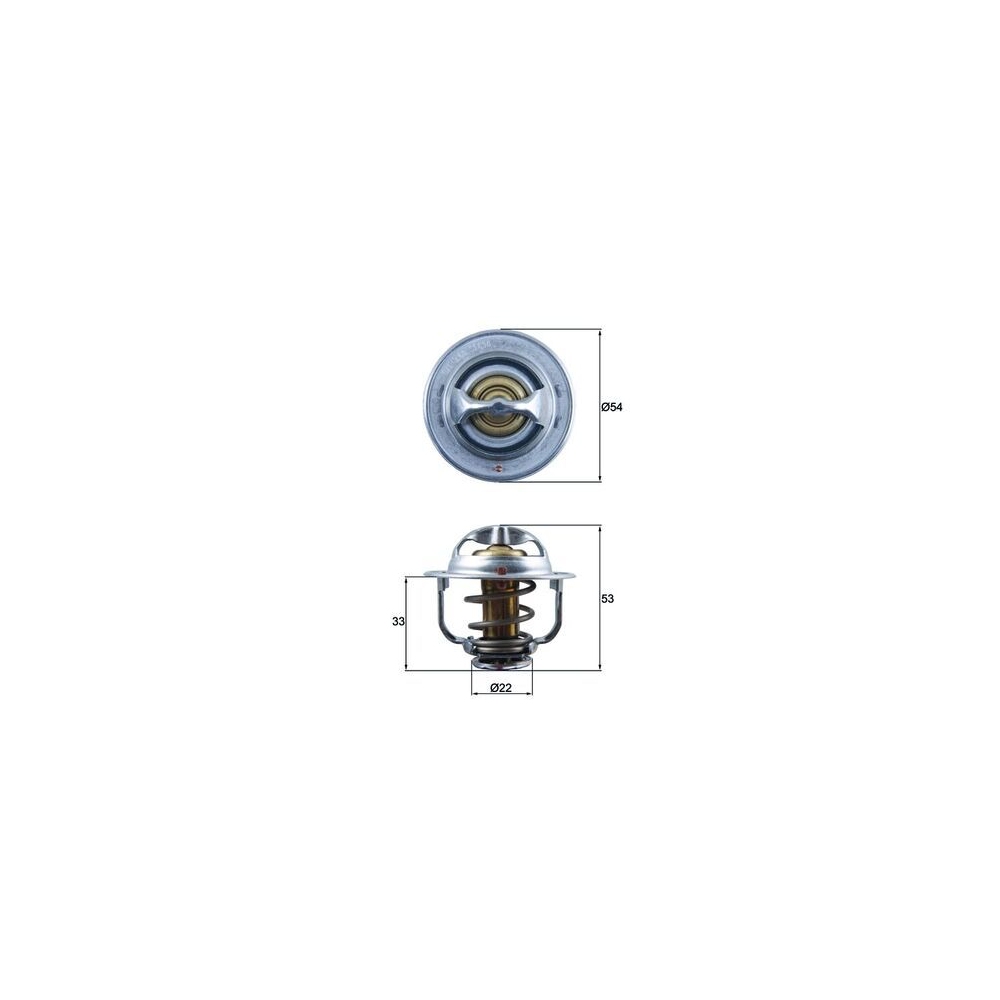 Thermostat, Kühlmittel MAHLE TX 179 89D für GMC OPEL VAUXHALL