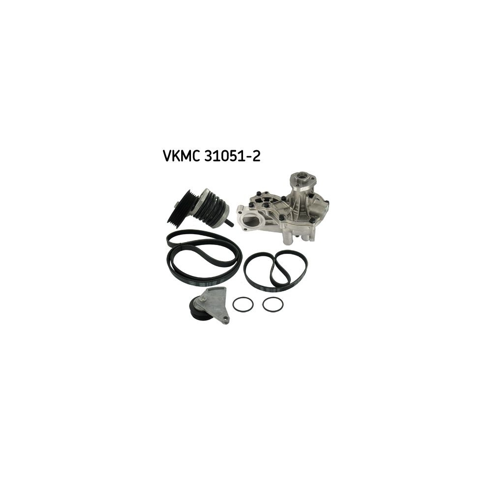 Wasserpumpe + Keilrippenriemensatz SKF VKMC 31051-2 für AUDI BMW FORD MAZDA SEAT