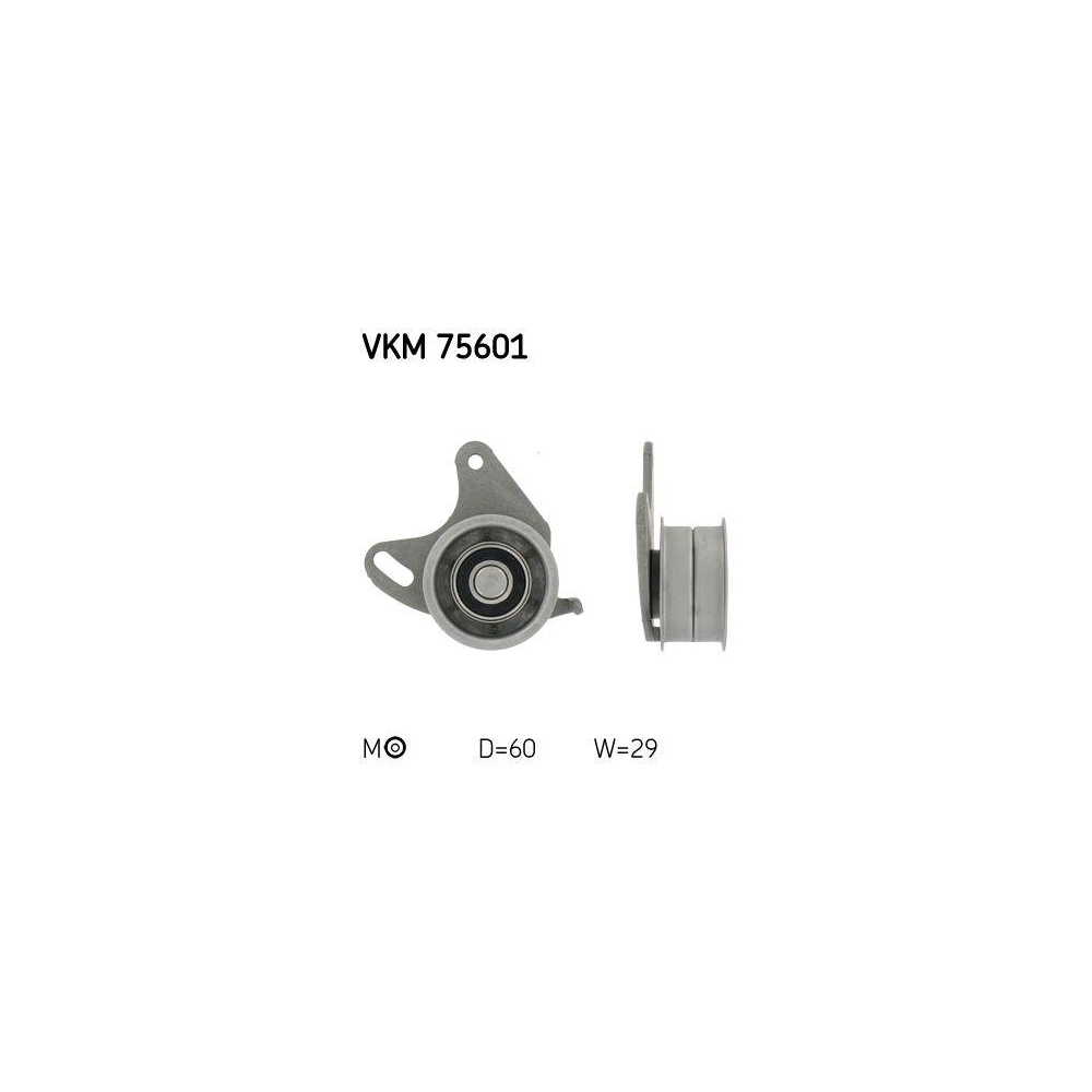 Spannrolle, Zahnriemen SKF VKM 75601 für MITSUBISHI HYUNDAI KIA