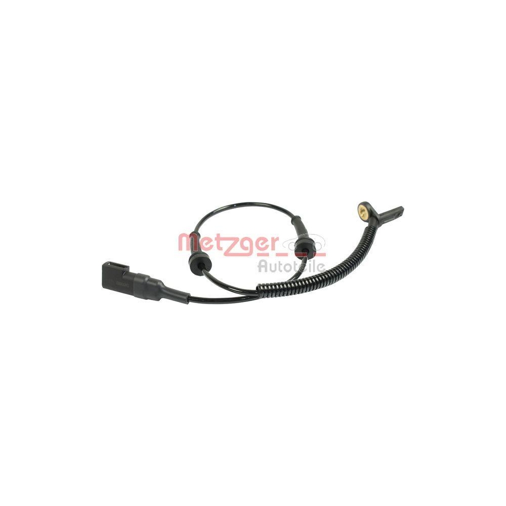 Sensor, Raddrehzahl METZGER 0900893 f&uuml;r FORD, Vorderachse