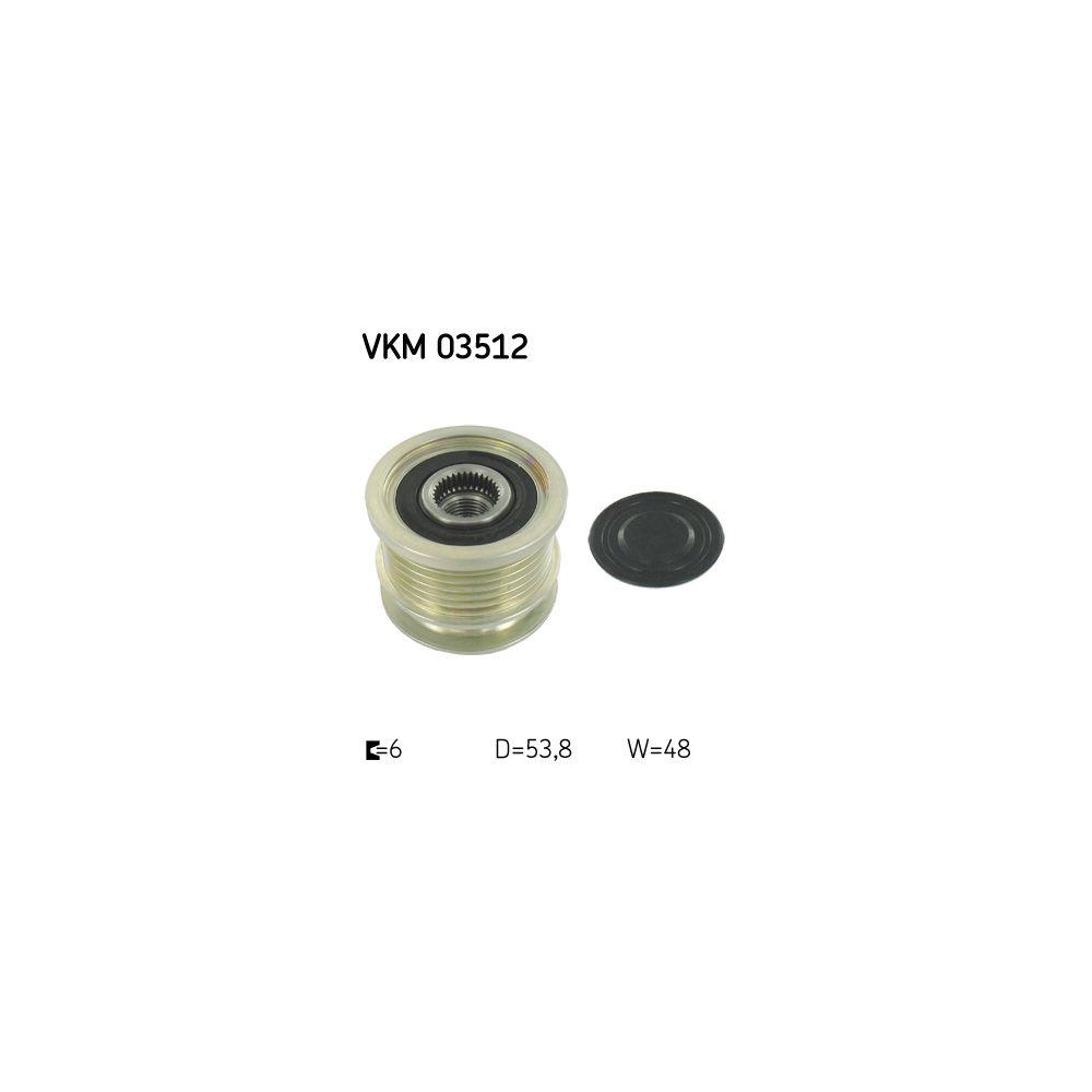 Generatorfreilauf SKF VKM 03512 für OPEL VAUXHALL