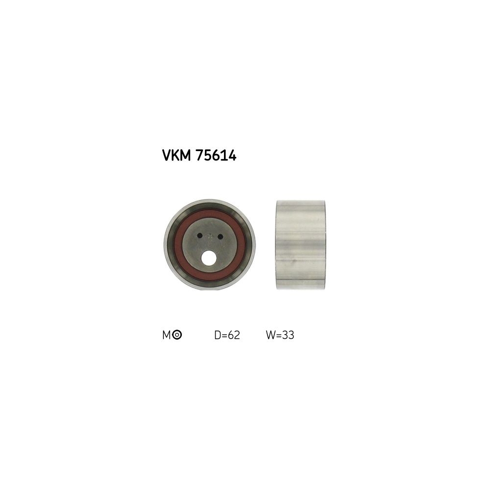 Spannrolle, Zahnriemen SKF VKM 75614 für MITSUBISHI