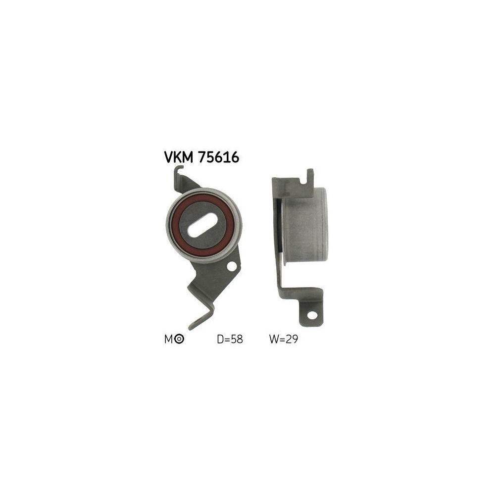 Spannrolle, Zahnriemen SKF VKM 75616 für MITSUBISHI