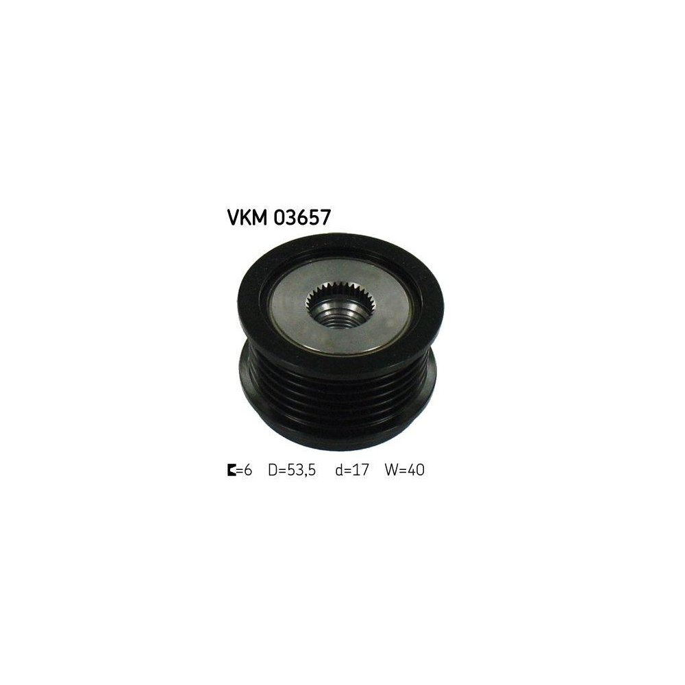 Generatorfreilauf SKF VKM 03657 für FORD VOLVO