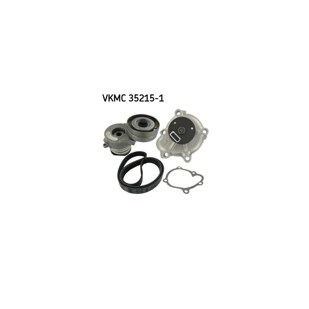 Wasserpumpe + Keilrippenriemensatz SKF VKMC 35215-1 für OPEL VAUXHALL