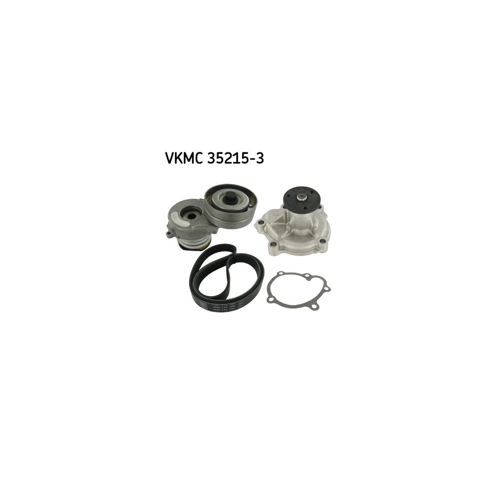 Wasserpumpe + Keilrippenriemensatz SKF VKMC 35215-3 für OPEL VAUXHALL