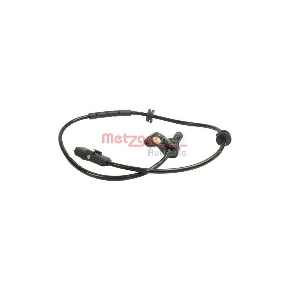 Sensor, Raddrehzahl METZGER 0900913 GREENPARTS für RENAULT, Hinterachse links