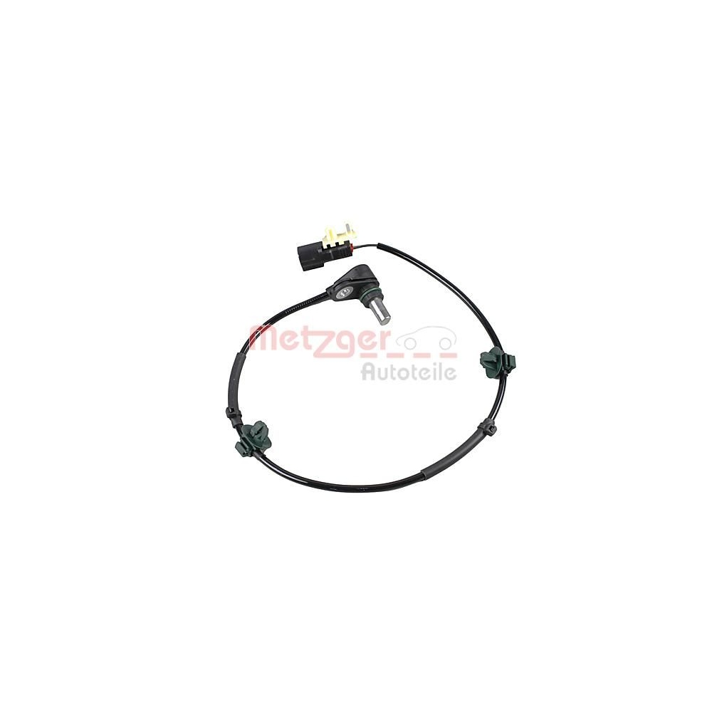 Sensor, Raddrehzahl METZGER 09001329 für FORD, Hinterachse rechts