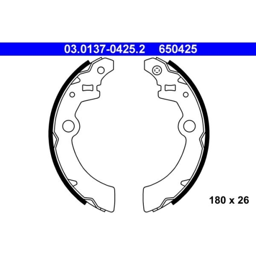 Bremsbackensatz ATE 03.0137-0425.2 für SUZUKI, Hinterachse