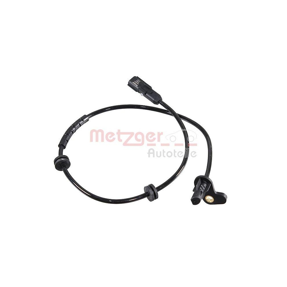 Sensor, Raddrehzahl METZGER 0900914 GREENPARTS für RENAULT, Hinterachse rechts