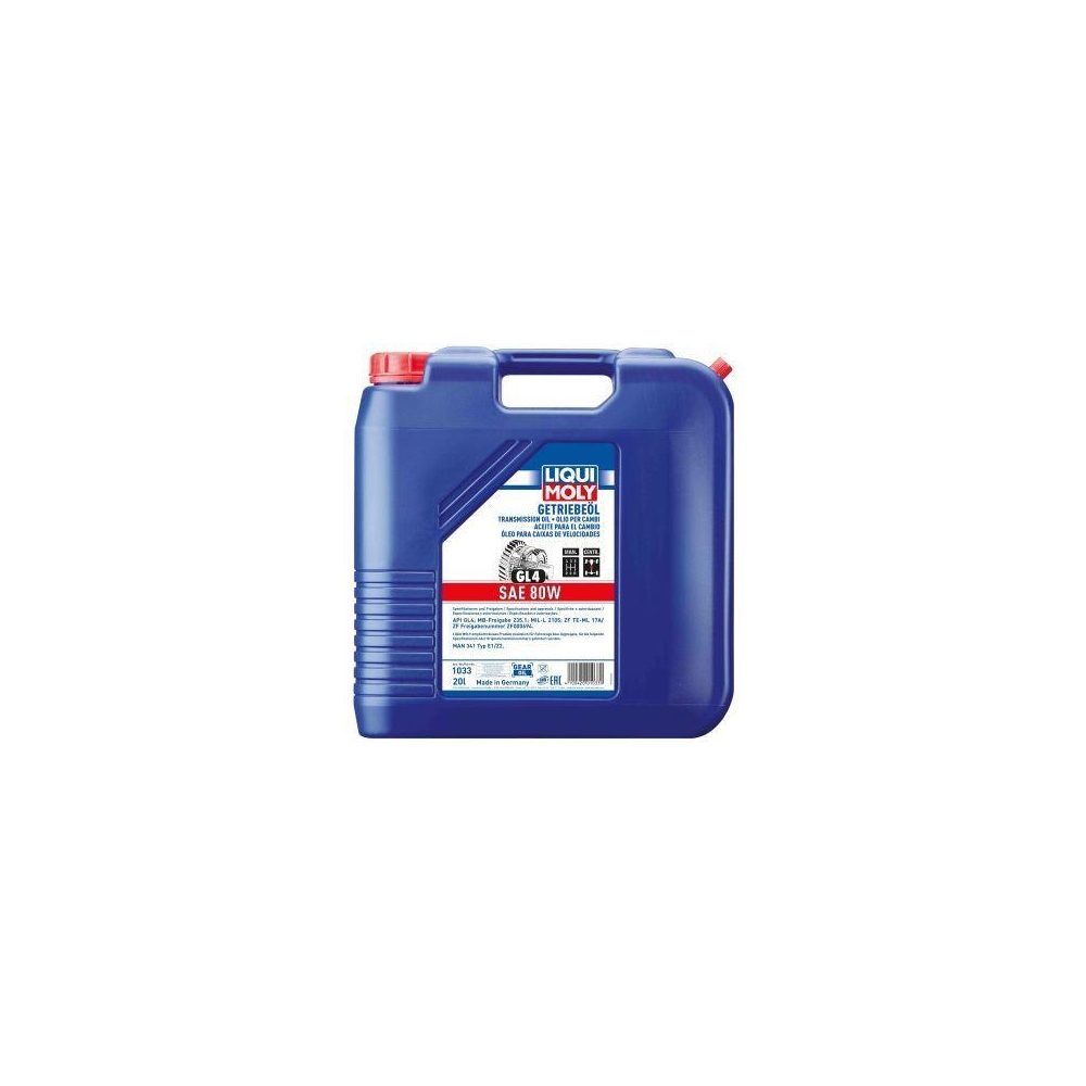 Liqui Moly 1x LM1033 20l Getriebeöl (GL4) SAE 80W