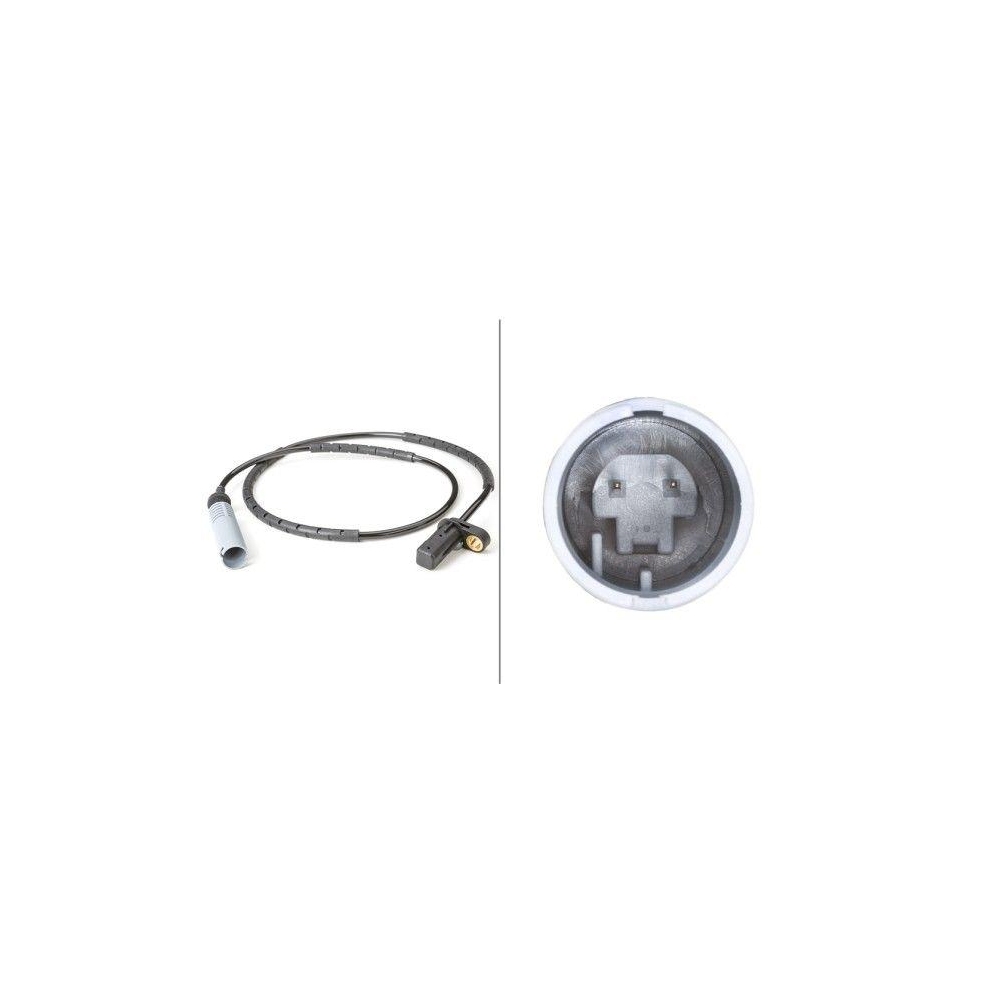 Sensor, Raddrehzahl HELLA 6PU 012 039-751 für BMW, Hinterachse, links, rechts