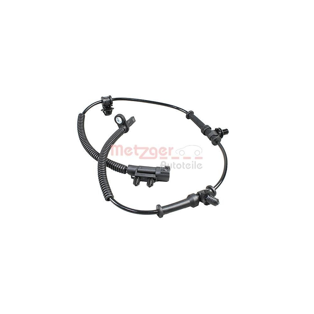 Sensor, Raddrehzahl METZGER 09001332 f&uuml;r JEEP, Hinterachse