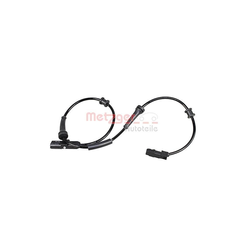 Sensor, Raddrehzahl METZGER 09001333 für RENAULT, Hinterachse