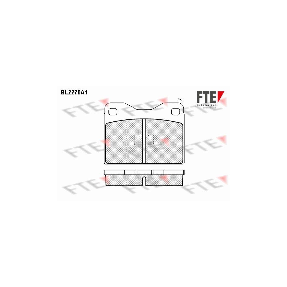 Bremsbelagsatz, Scheibenbremse FTE BL2270A1 für AUDI BMW TALBOT VW FERRARI