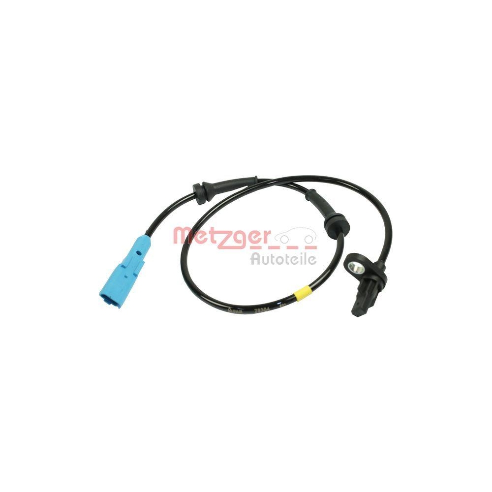 Sensor, Raddrehzahl METZGER 0900922 für CITROËN/PEUGEOT, Hinterachse