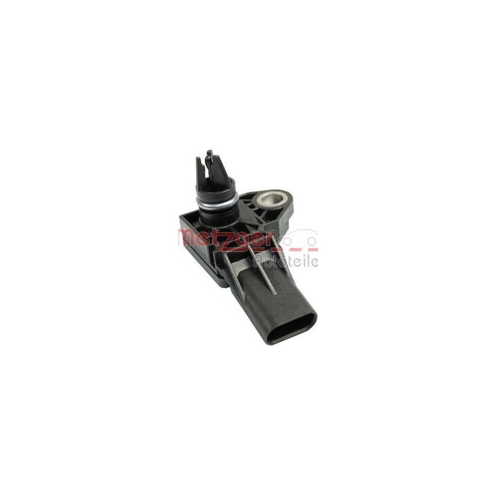 Sensor, Ladedruck METZGER 0906293 ORIGINAL ERSATZTEIL GREENPARTS für AUDI, links