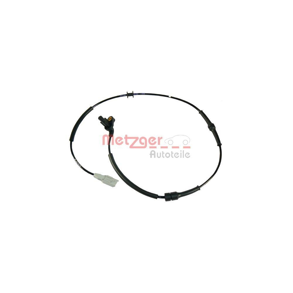 Sensor, Raddrehzahl METZGER 0900928 für CITROËN CITROËN/PEUGEOT, Vorderachse