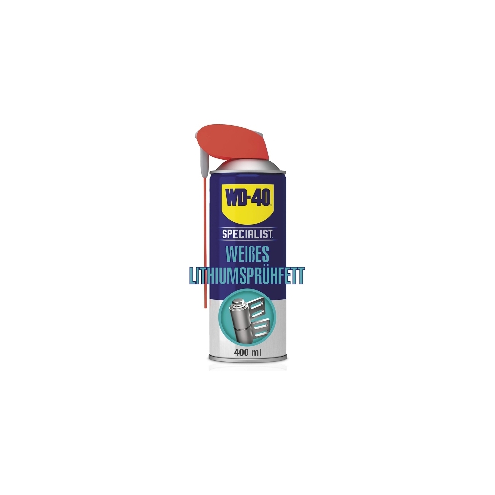 WD-40 Specialist Weißes Lithiumsprühfett Smart Straw 6x400ml Spray